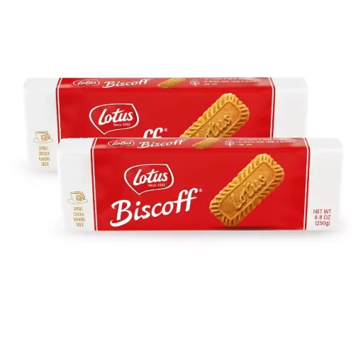 [222214] Lotus Biscoff Cookies Family Pack 8.8 oz (Pack of 2) Two-Set