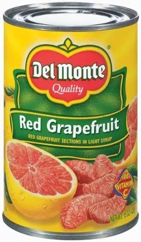 [9090168] Del Monte Red Grapefruit Sections in Light Syrup 15oz Can (Pack of 6) by Del Monte 