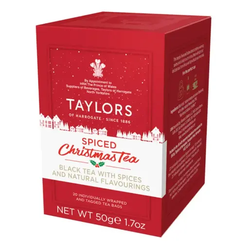 [212102] Taylors of Harrogate Spiced Christmas Tea, 20 Teabags 
