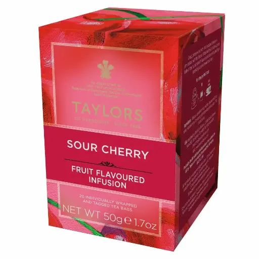 [2121003] Taylors of Harrogate Sour Cherry Infusion, 20 Teabags 