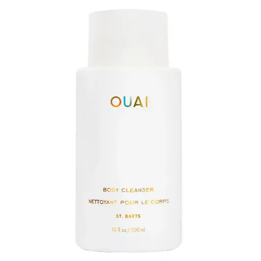 [9090175] OUAI Body Cleanser, St. Barts - Foaming Body Wash with Jojoba Oil and Rosehip Oil to Hydrate, Nurture, Balance and Soften Skin - Paraben, Phthalate and Sulfate Free Skin Care Products - 10 Oz 