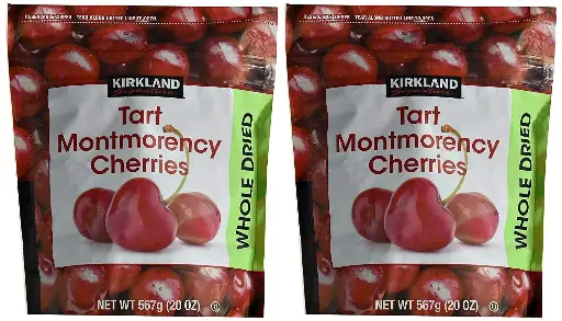 [6567988767] Kirkland Signature Dried Natural Cherries 20 Ounce (20 Ounce Bags (2 Pack)) 