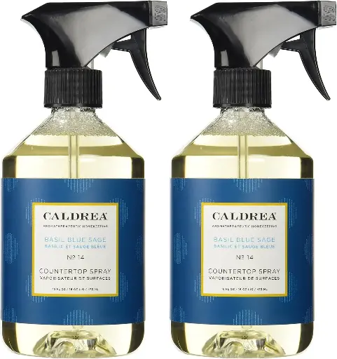 [7545331234] Caldrea Countertop Cleanser - Basil Blue Sage - 16 oz - 2 pk 